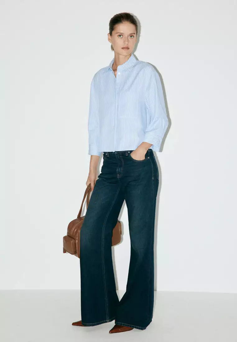 20% OFF Mango Striped Straight Shirt