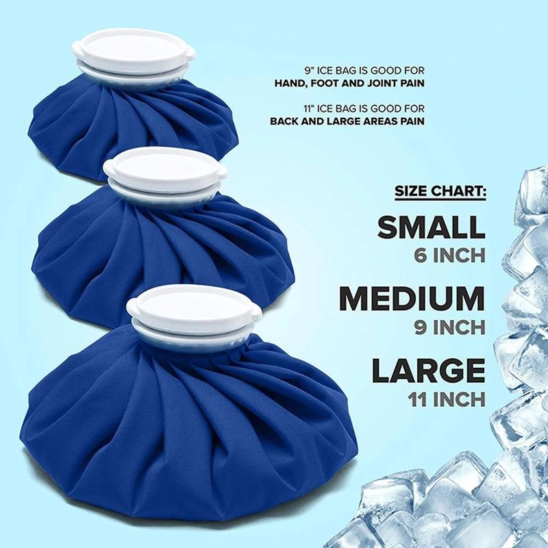44% OFF 1 PCS Reusable Ice Bag Hot Cold Therapy Pack Medical Treatment Bags Muscle Aches First Aid Relief Pain Knee Head Leg Health Care Summer Cooling Ice Bag Blue