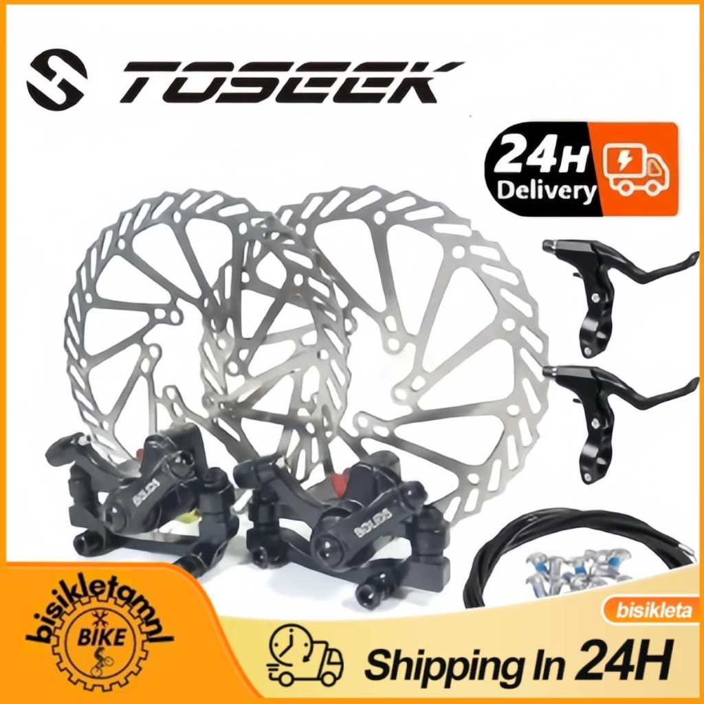 52% OFF Mountain Bike Brakes Mechanical Disc Brakes MTB Caliper Aluminum Alloy 160mm Rotor Caliper Brake Set