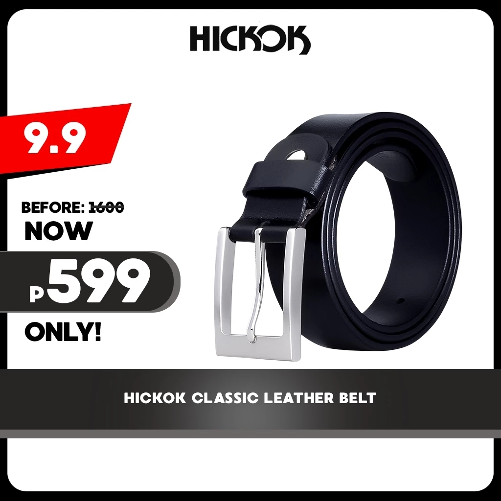 63% OFF Hickok Classic Leather Belt