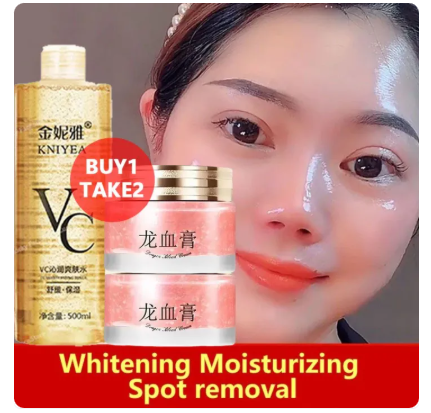 58% OFF【BUY 1 TAKE 2】50g Retinol Cream Dragon Blood Cream Whitening Moisturizing Melasma Ance Freckles Remover VC Toner