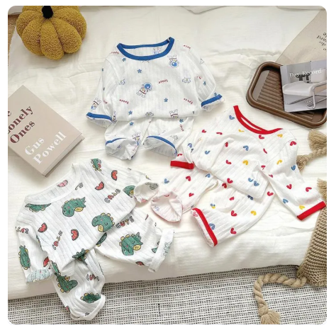 29% OFF 0-8 Years Old Pajama Terno Kids Boys Kids Pajama Set Cotton Breathable Cartoon Dinosaur Sleepwear Long Sleeve Pajama For Kids Terno Set For Boys Girls Pajama Terno Pants Set Summer Kids Short Sleeves Pajama Set Terno Kids For Kids Boys' Clothes Ap