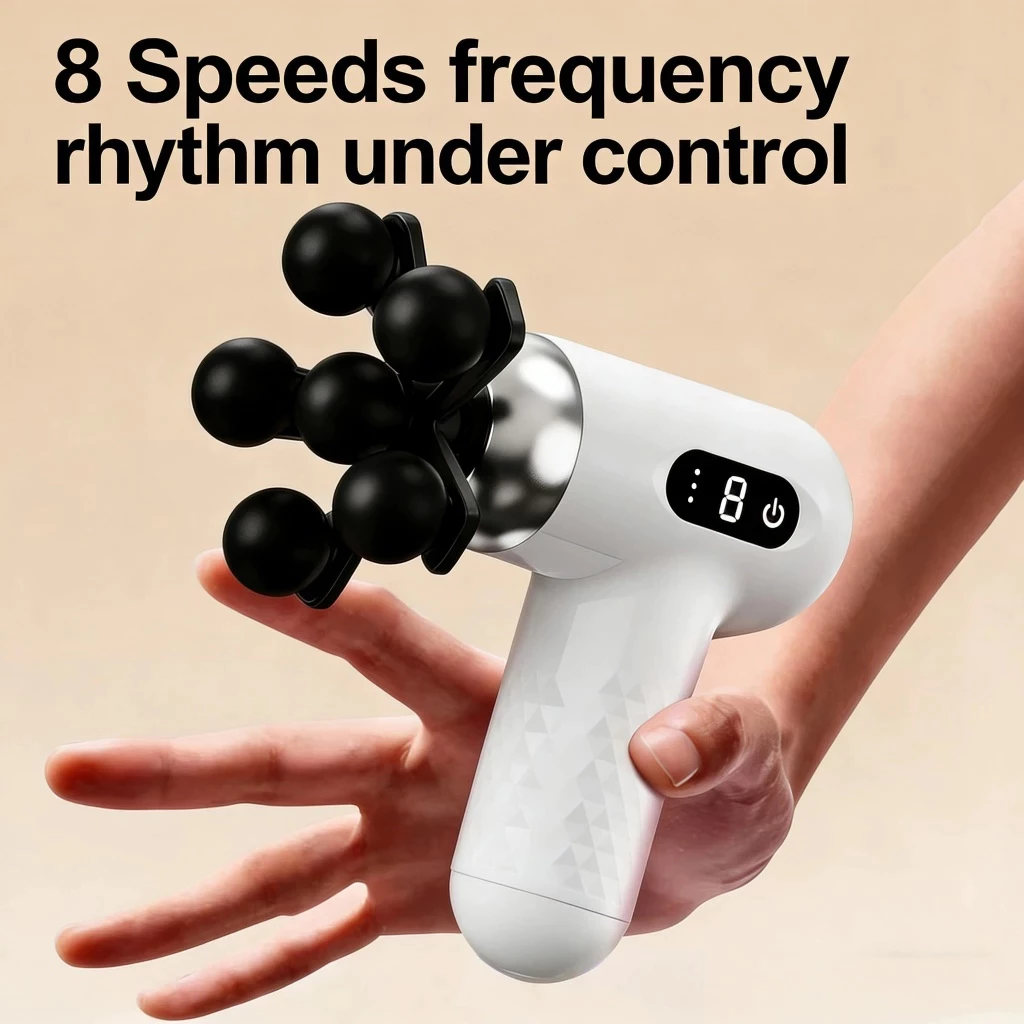 71% OFF Quiet Electric Massage Gun with 6 Heads