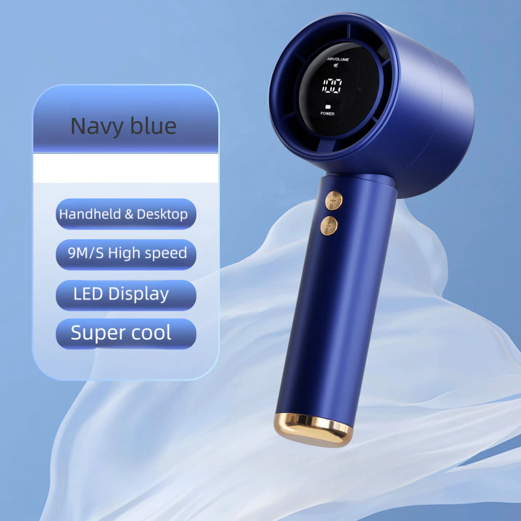 86% OFF N68 Portable 0-100 Level Speed Adjustment handheld desktop Rechargeable Mini turbo Fan D-733