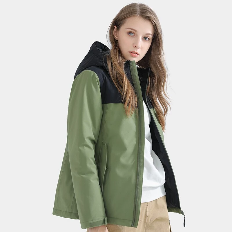 37% OFF CAMEL Cotton Lining Outdoor Jackets Men Women Waterproof Windproof Climbing Hiking Coat