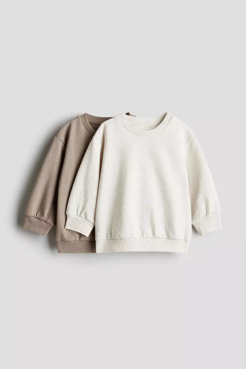 29% OFF H&M 2-pack cotton sweatshirts