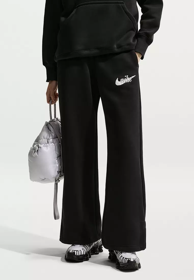 50% OFF NIKE Sportswear Phoenix Fleece Women's High-Waisted Wide-Leg Logo Trousers