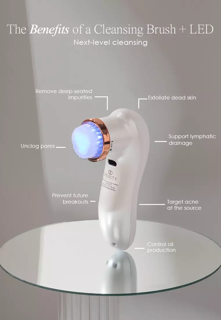 10% OFF Project E Beauty LumaBlue | LED Light Therapy Cleansing Brush