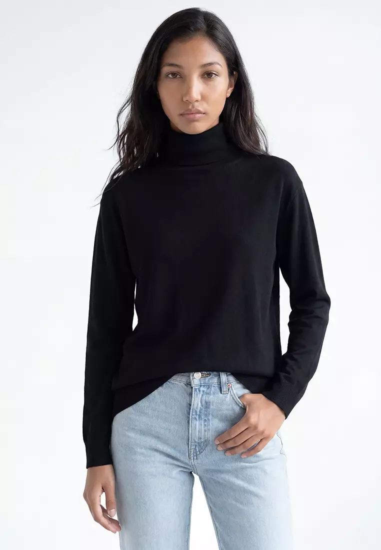68% OFF Mango Turtleneck Knit Sweater
