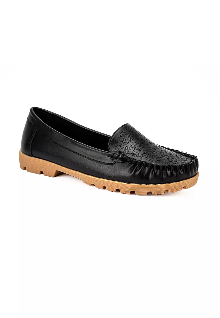 69% OFF Women's Loafers Flats LW 22008 Black C24