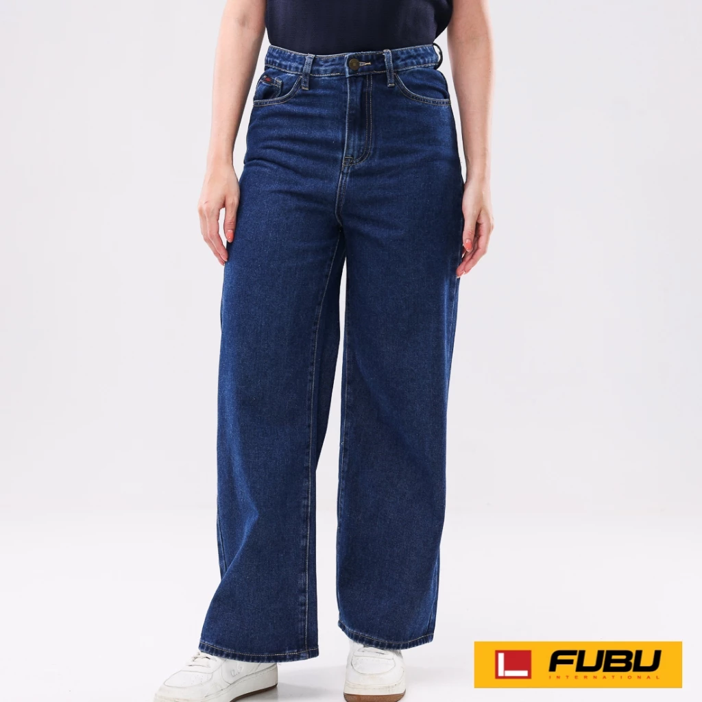 51% OFF Fubu Girls Wide Leg Jeans H-waist QSB38-0033 [Pants for women]