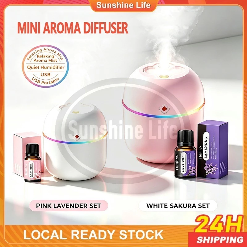 25% OFF 3 In 1 Ultrasonic Air Humidifier 200Ml Essential Oil Aroma Diffuser For Home Car Usb Fogger Mist Mak