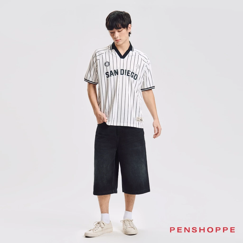 5% OFF Penshoppe San Diego Relaxed Polo For Men [Polo Shirt]
