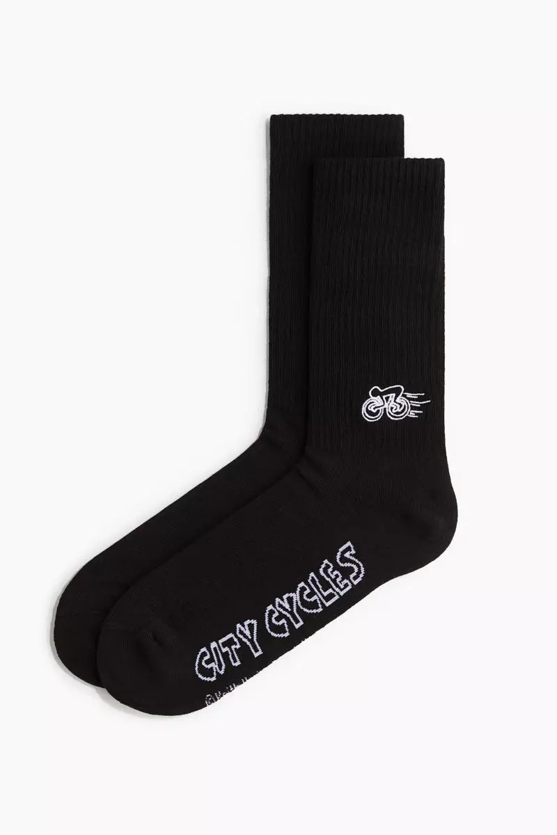 50% OFF Motif-detail socks
