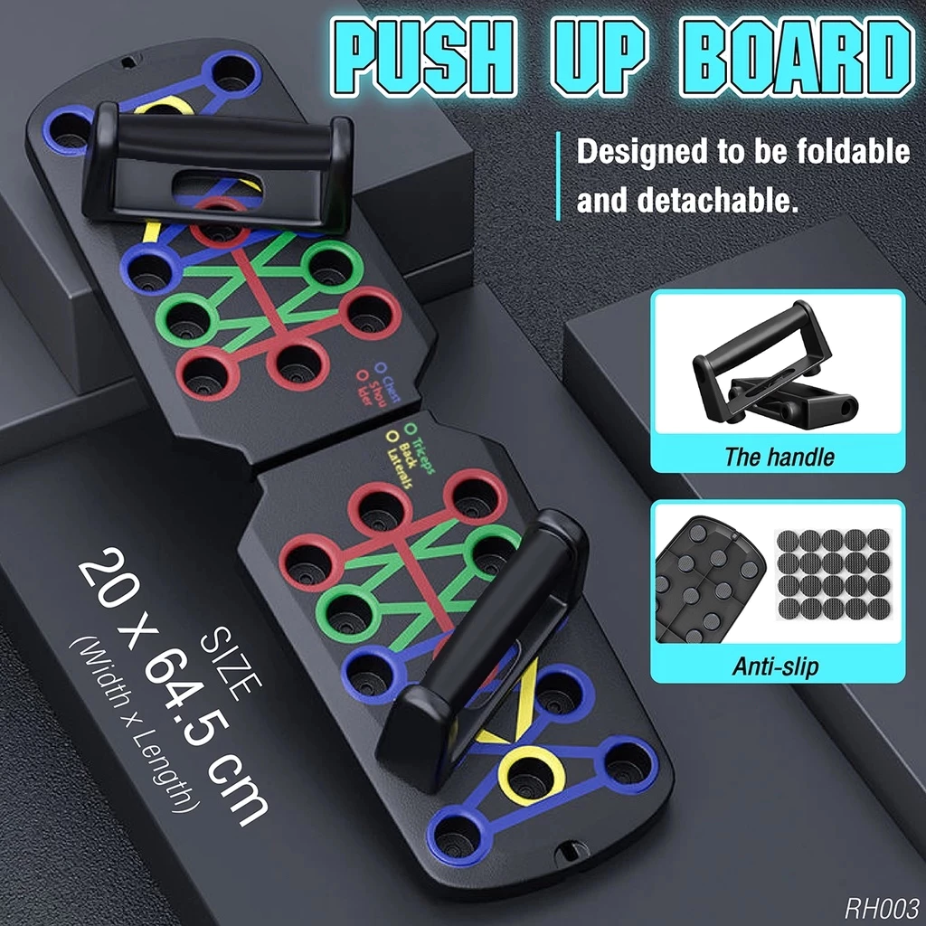 43% OFF Foldable Push-Up Board Multifunction Push Up Bracket Fitness Exercise Equipment Body Building HomeGy
