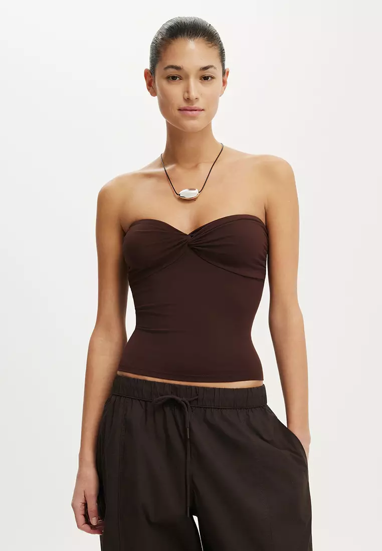 55% OFF Hold Me Twist Bandeau Top