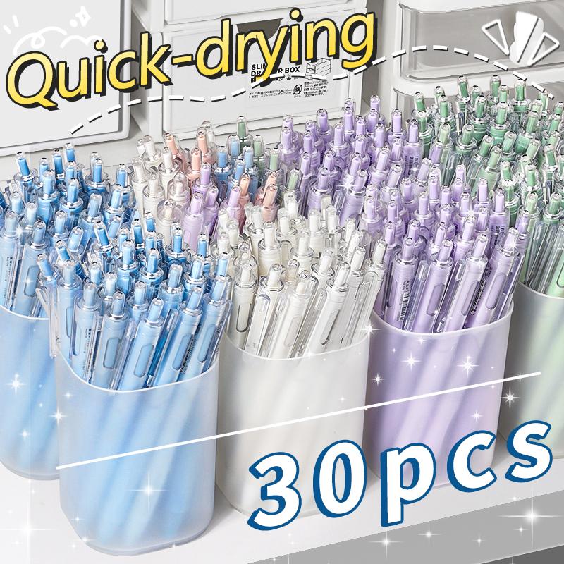 65% OFF 30/24/18/12/6Pcs Gradient Purple & Blue Neutral Pens Good Looking Ballpoint Pens School and Office Supplies High Quality Push Action Gel Pens