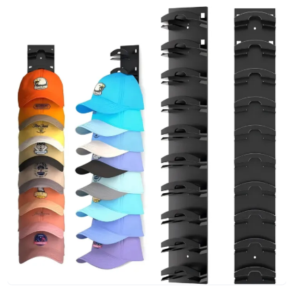 22% OFF Wall Mounted Baseball Cap Storage Organizer Waterproof Display Stand Rustproof Hat Organizer Towel Rack Holder Closet Hanger Storage Organizer Accessories Space Saving