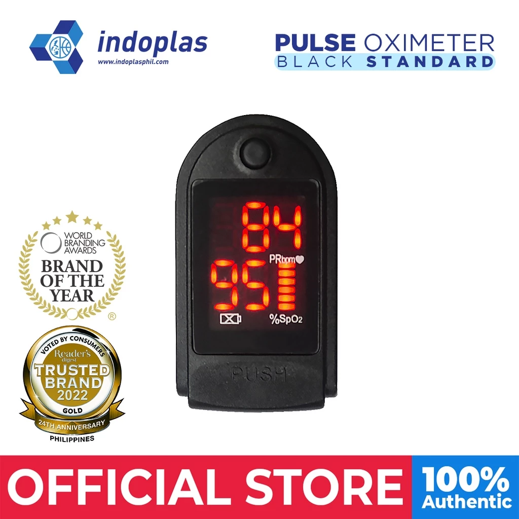 50% OFF Indoplas Achieve 9570 Pulse Oximeter (Black) - Standard