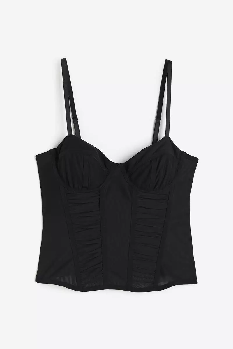60% OFF Mesh bustier top
