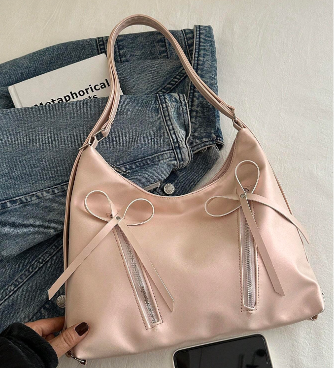 10% OFF Women PU Leather Shoulder Bag Fashionable Versatile Crossbody Handbag & Tote