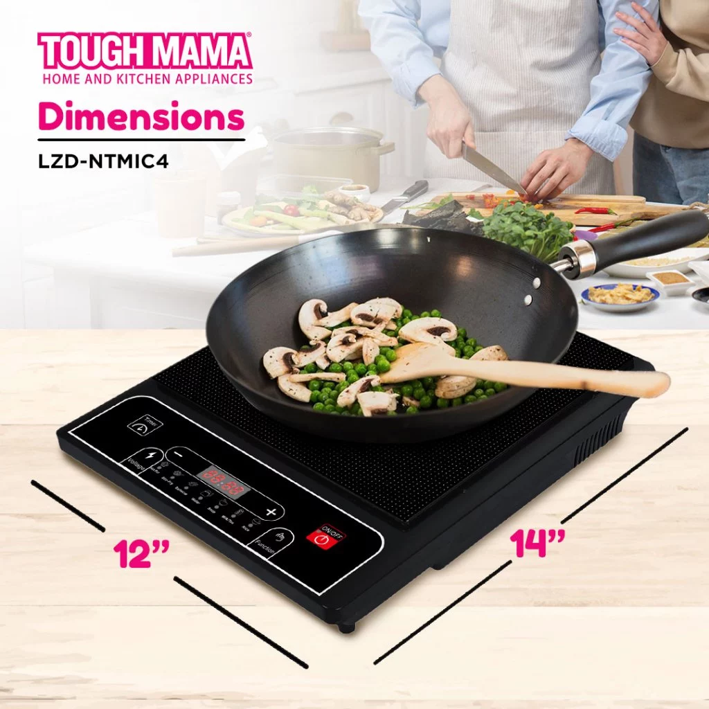 16% OFF Tough Mama LZD-NTMIC4 Ceramic Induction Cooker Digital Display Screen Electric Stove Black Cooker