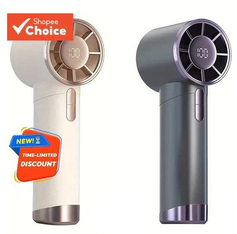 46% OFF 8000mah Bladeless Handheld Small Fan Portable High Speed Rechargeable Mini Turbo Fan With 100 Gear Super Quiet Strong Rechargeable Electric Usb Lanyard Charging