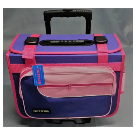 18% OFF box type stroller school bag 2 wheels #2015