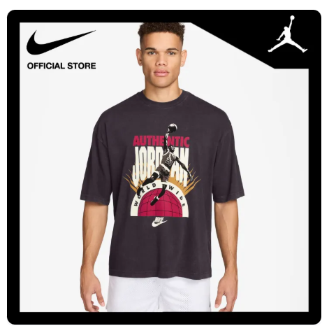 12% OFF Jordan Men's Oversized Reissue T-Shirt - Off Noir [IF3016-045]