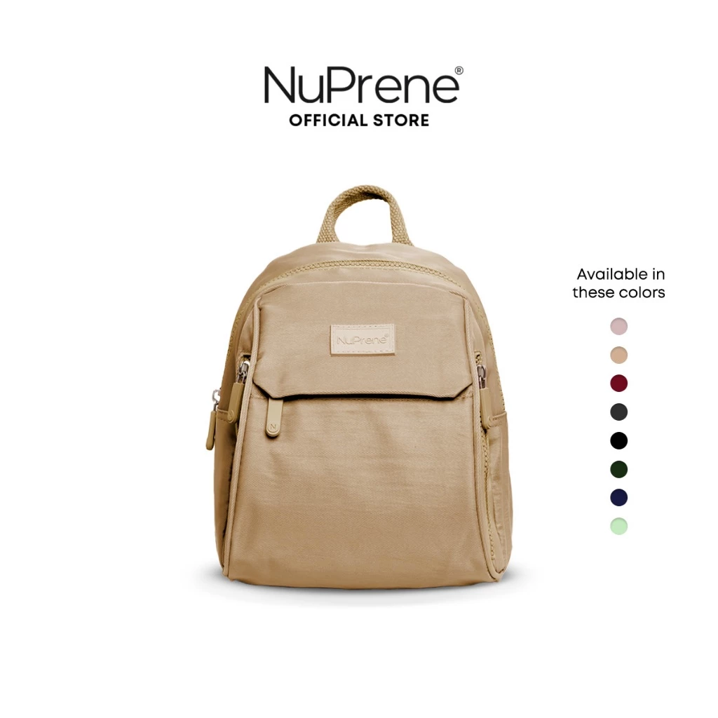 55% OFF NuPrene - The Raya Mini Backpack - Water-Resistant Backpack in Mocha