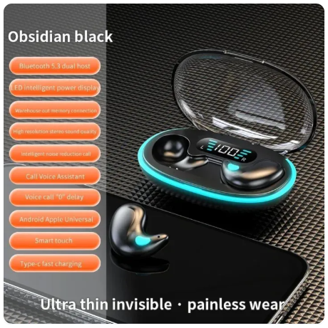 74% OFF X55 Mini Earphone Wireless Headphones Noise Reduction Sport Game Sleep Wireless Earbuds Bluetooth 5.3 HIFI Stereo Music Headset Bluetooth Headphone