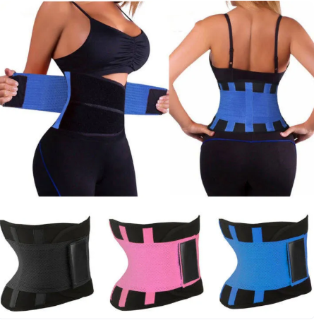 3% OFF Hot Shapers Waist Trainer Adjustable Waistband Shaper sweat Belt