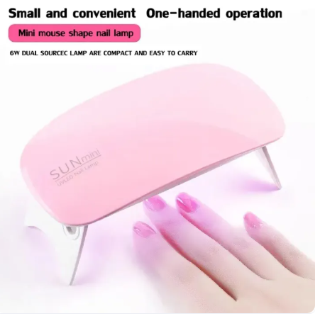33% OFF 6W UV LED Nail Lamp Mini Phototherapy Mouse Lamp Mini Portable USB Gel Nail Polish Lamp for Nail Art at Home