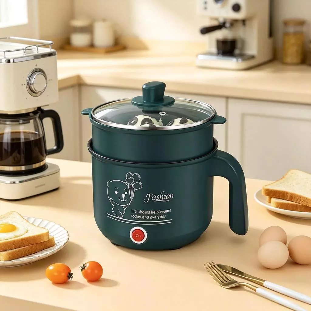 50% OFF 100% AMZ Mini Rice Cooker Multi-function Cooker 1.8L Non-stick Inner pot Electric Heating Pot