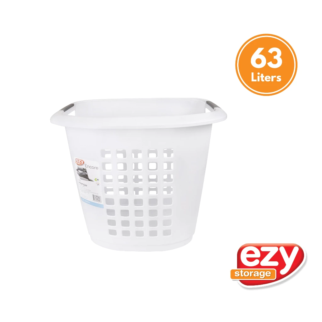 43% OFF Ezy Encore Laundry basket 63L L56.4 x W44.3 x H50.6cm Durable & lightweight UV Resistant Recyclable