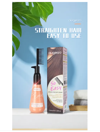 37% OFF AUGEAS 180ML STRAIGHTEN HAIR CREAM EASY TO USE GENTLE AND AITI-DAMAGE SHINY AND SMOOTH 180ML