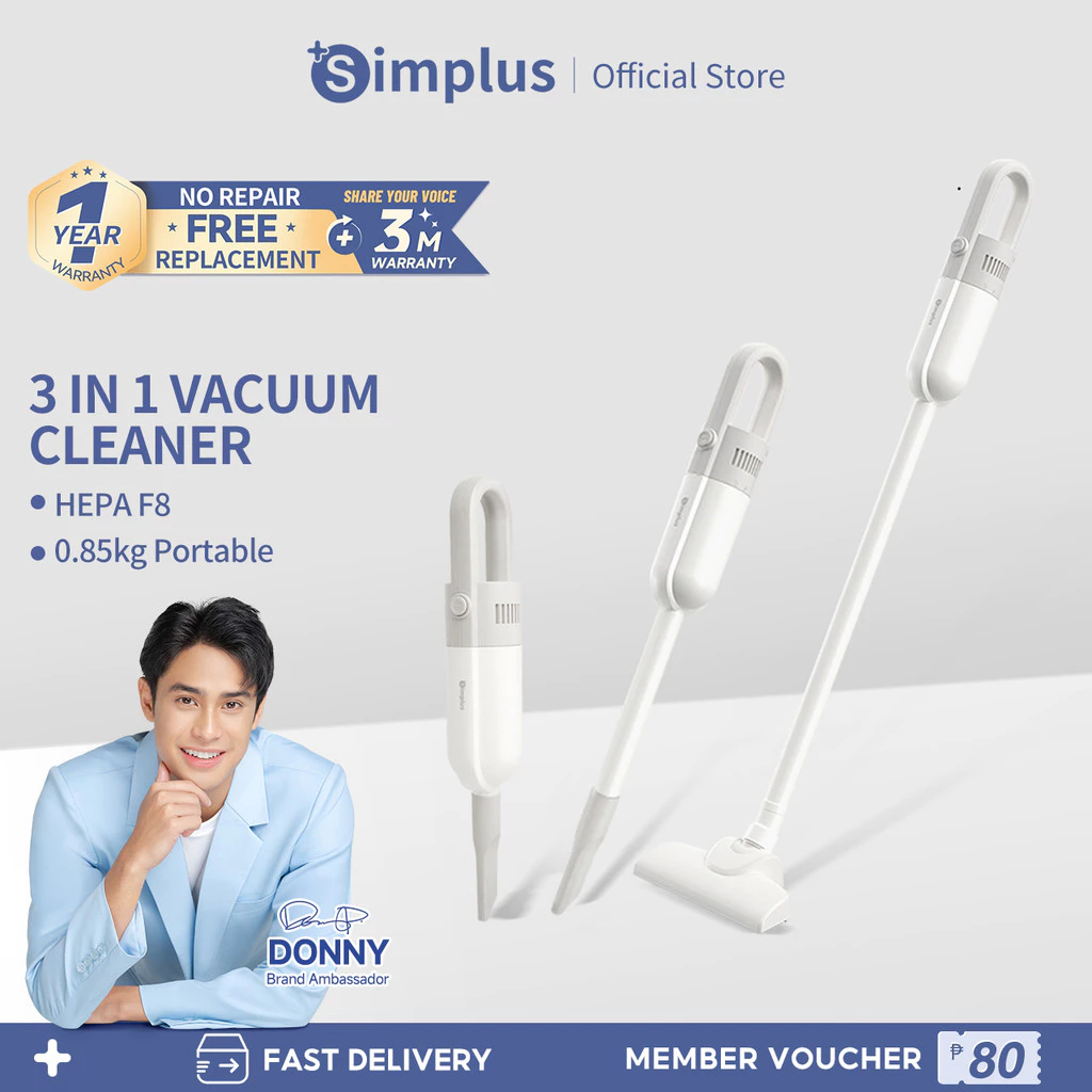 42% OFF Simplus Vacuum Cleaner 3 in 1 Handheld Ultra Light Strong Suction