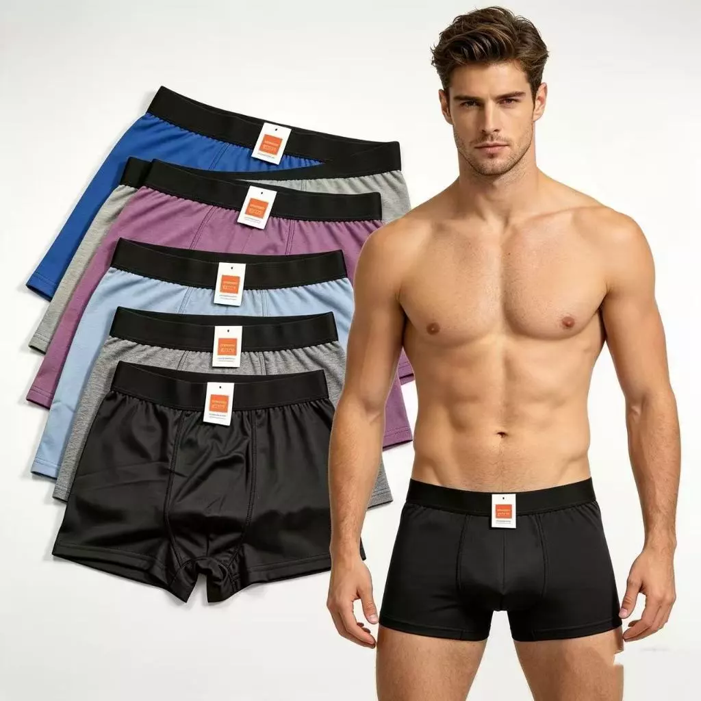 7% OFF Angela NEW 3&6Pieces Men's Boxer Brief Underwear Underpants Standard Size Improved Version