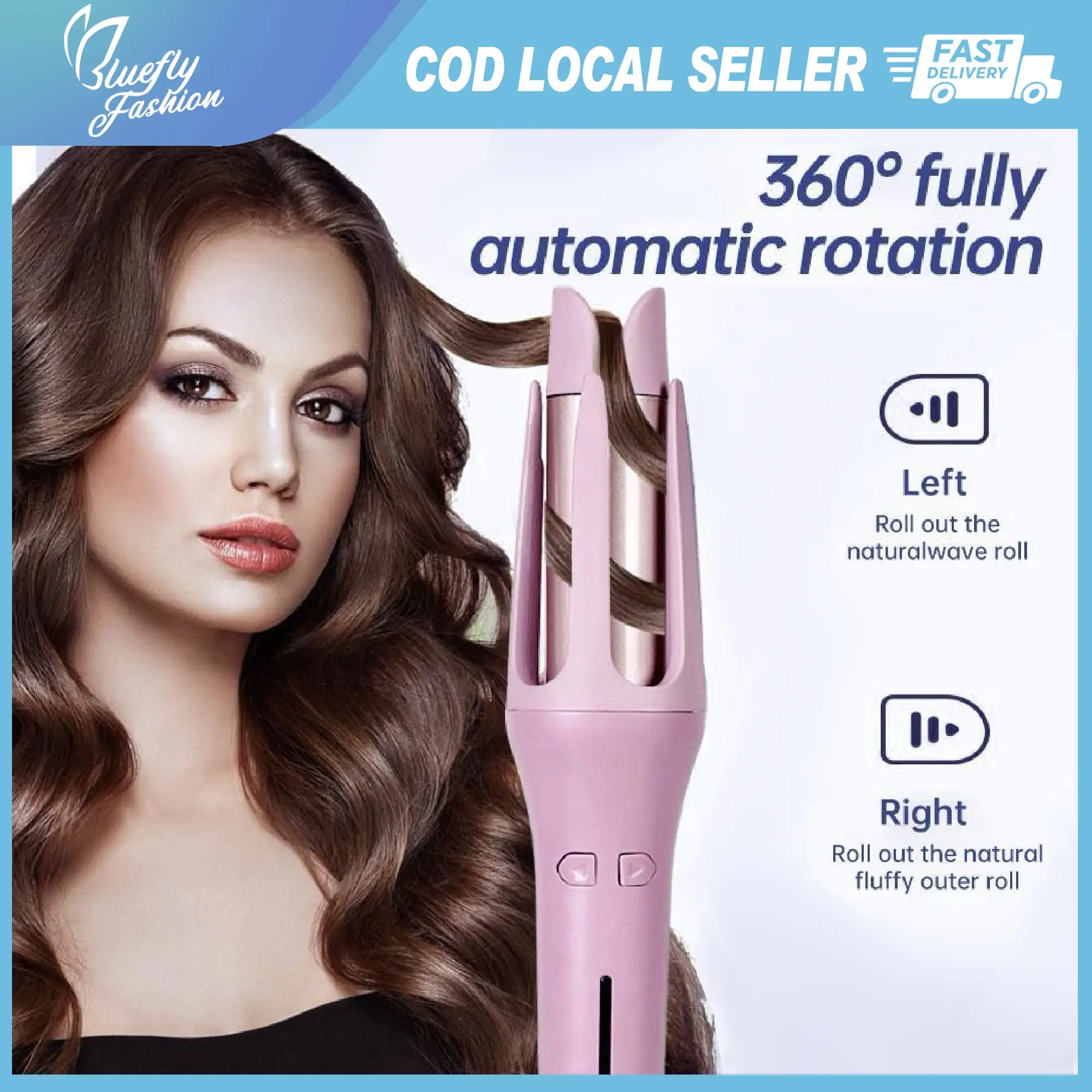 64% OFF Automatic Hair Curler Fast Heating Ceramic Wand 360 Rotation Constant Curler Hair Styling Tool Comfort