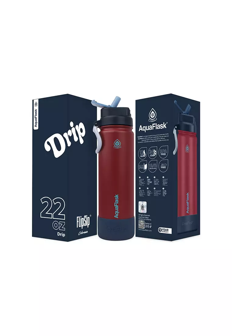 66% OFF 22oz-Drip Colorwave Flip Sip Lid Collection Stainless Steel Water Bottle