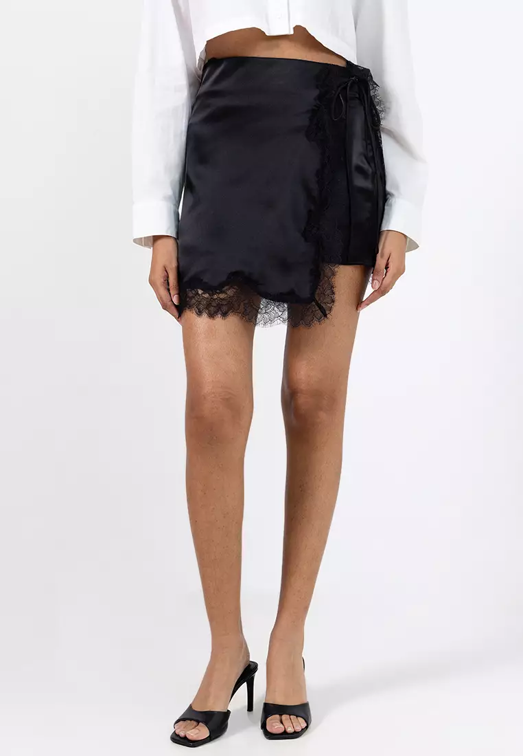 10% OFF Lace Slip Skirt