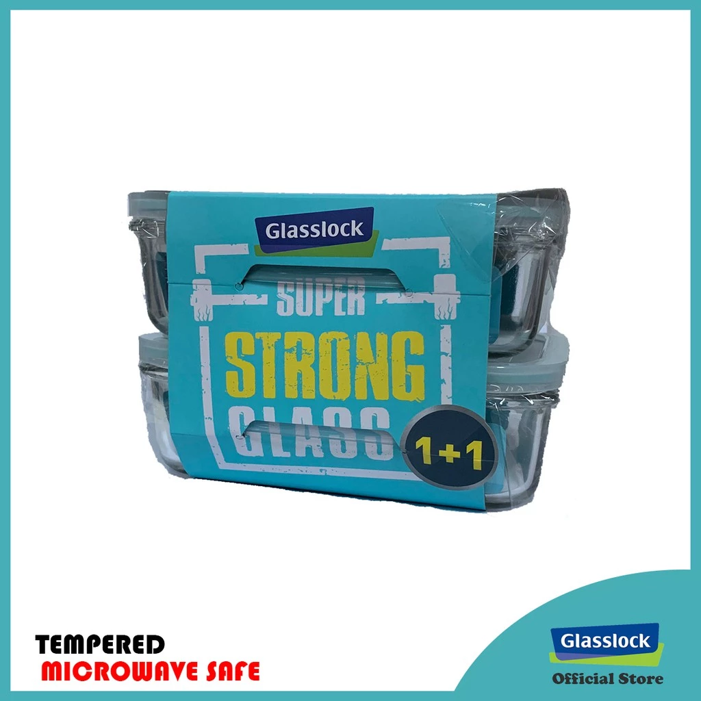 44% OFF Glasslock Rectangle Food Keeper 1000ml BUY 1 TAKE1 (MCRB100 B1T1)