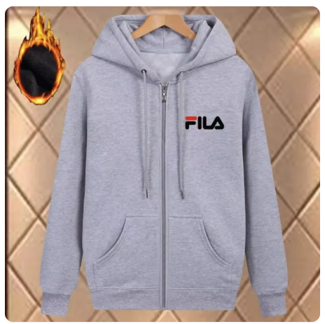 79% OFF Plain Hoodie Jacket With Zipper/Unisex 5 Colors