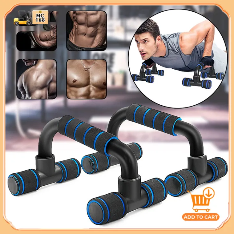 68% OFF Fitness Set Of 2 Push-Up Support H-Type Perfect Muscle Push Up Bars Stand Grip Equipment