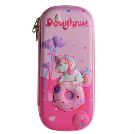 50% OFF schoolsupplies gift for high school students Kawaii Unicorn Animal 3D Creative Pen Bag Stationery Bag Big Capacity Pencil Pen Case