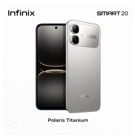 33% OFF Infinix Smart 20, (up to 8GB [4GB + 128GB] MediaTek Helio G81 Ultimate | Pure Voice Calls - Voiceprint Noise Cancellation | 120Hz Smooth Display | 6.78" Punch-Hole Screen | 7.7 mm Ultra-Slim | 5200 mAh (1 year local warranty)