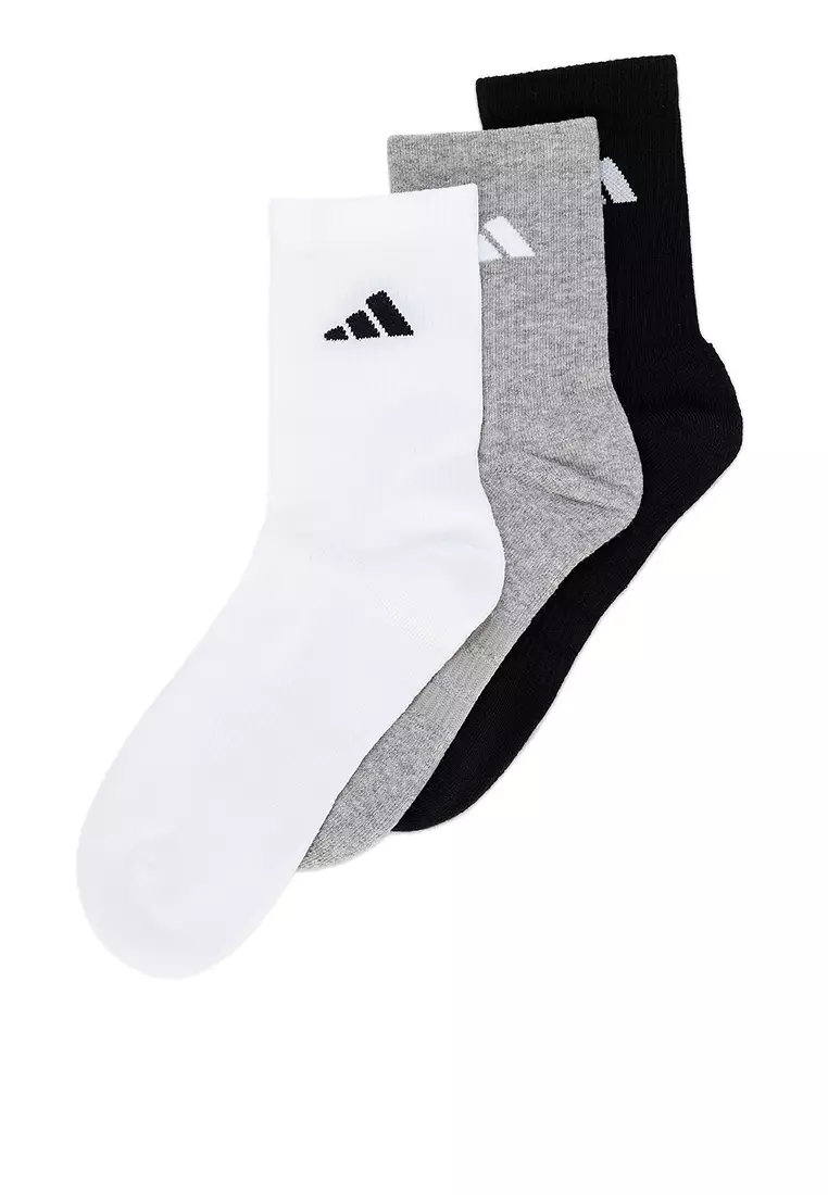 34% OFF ADIDAS Cushioned Sportswear Crew Socks 3 Pair Pack