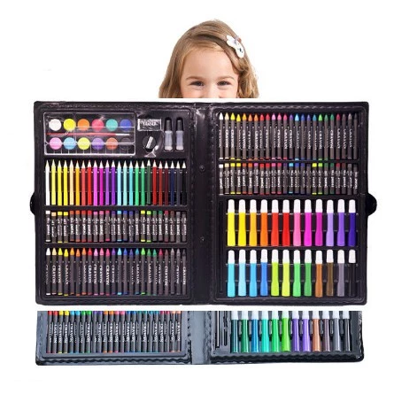 58% OFF 168 Pcs Kids Super Mega Art Coloring Set, Crayons Oil Pastels Color Pencils For Drawing & Painting Students Gift