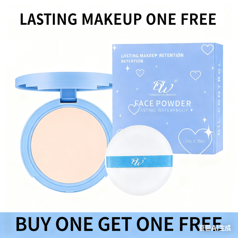 46% OFF Buy 1 Take 1 DW Lasting Waterproof Oil Control Matte Flawless Face Pressed Powder 10g Makeup Cosmetic Soft Focus Hydrating Long-lasting Oil Control Pore Minimising Long Lasting