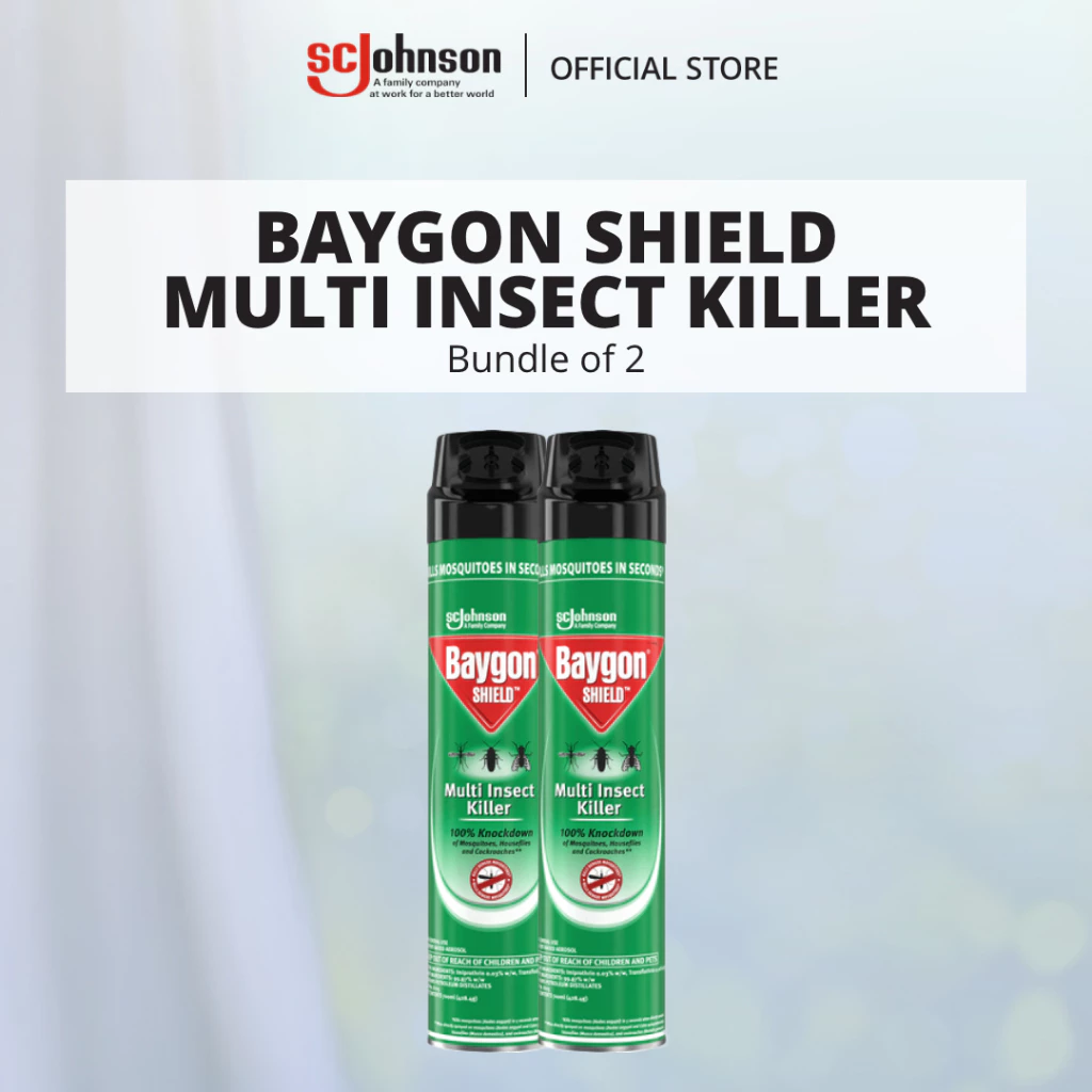 20% OFF Baygon Shield Multi Insect Killer 700ml (BUNDLE OF 2)
